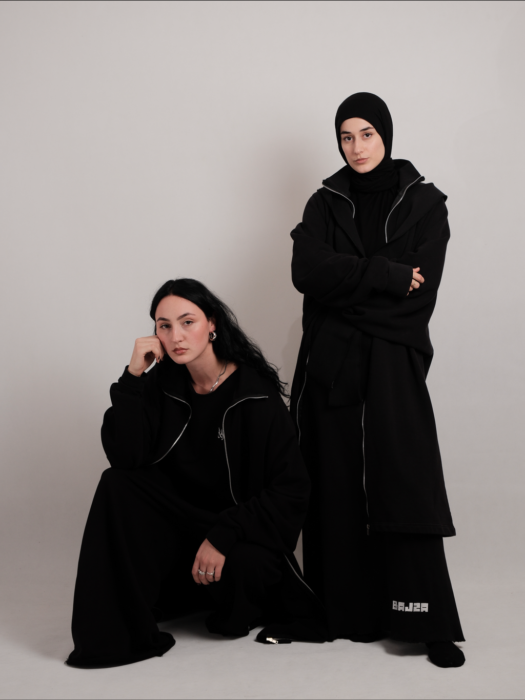"LAYL" set - Abaya + skirt/oversized pants