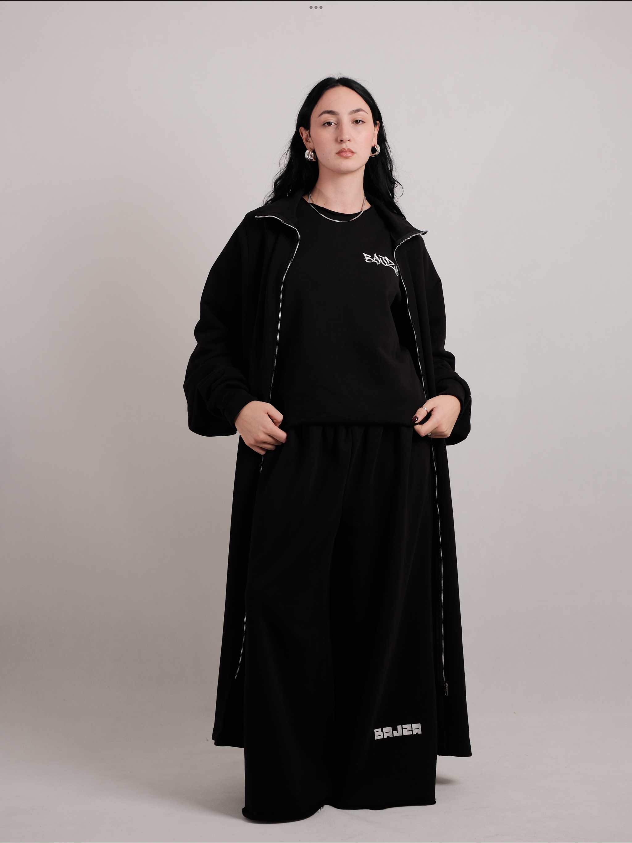 "LAYL" set - Abaya + skirt/oversized pants