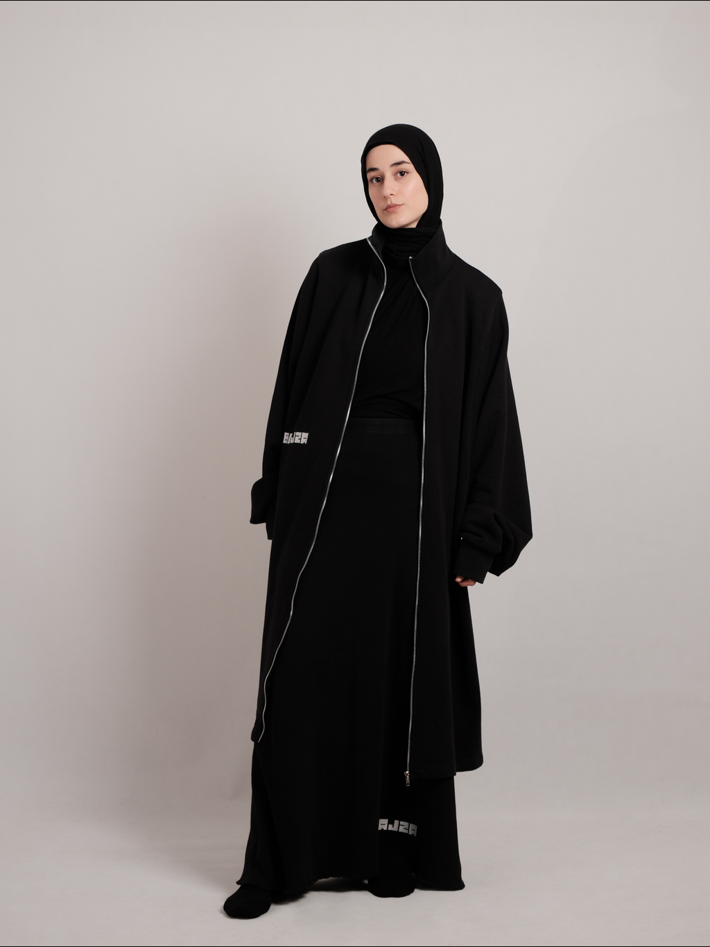 "LAYL" set - Abaya + skirt/oversized pants